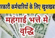 7th Pay Commission DA Update : महंगाई भत्ते में 2% की वृद्धि, कर्मचारियों और पेंशनभोगियों को मिली बड़ी राहत