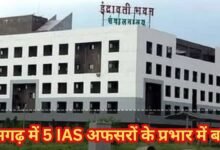 छत्तीसगढ़ में 5 IAS अफसरों के प्रभार में बदलाव, कई अहम विभागों की अतिरिक्त जिम्मेदारी सौंपी गई