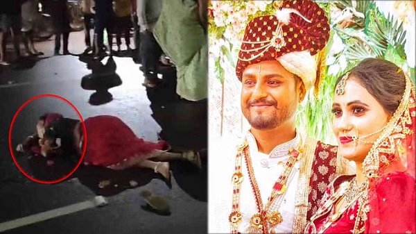 CG दर्दनाक हादसा: अज्ञात ट्रक ने नवदंपति को रौंदा, मौके पर मौत, दो महीने पहले हुई थी शादी