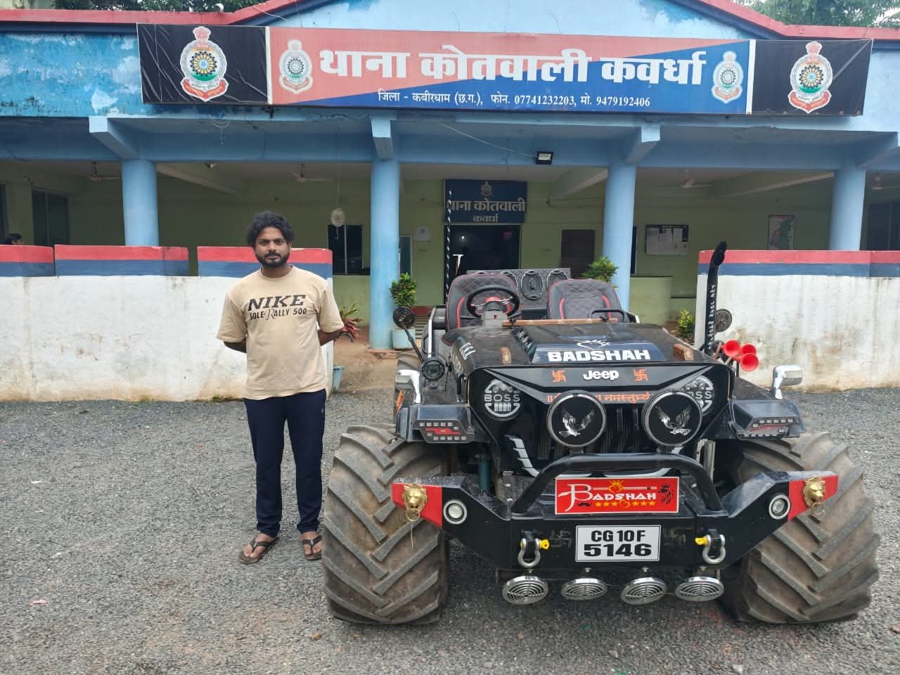 CG : कृष्ण जन्माष्टमी पर नो-एंट्री में घुसी मॉडिफ़ाइड जीप जब्त, पुलिस की त्वरित कार्रवाई, दो आरोपी व वाहन न्यायालय में प्रस्तुत