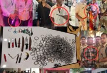 Raipur ब्रेकिंग : गणेश विसर्जन झांकी के दौरान पुलिस की ताबड़तोड़ कार्यवाही, बदमाशों से चाकू, कैंची सहित लगभग 20 किलो तक के कड़े जप्त