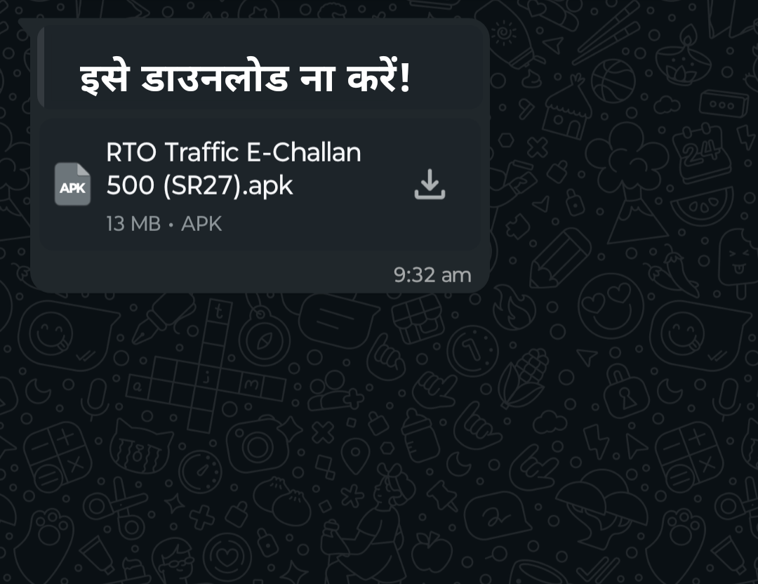 Raipur News : सावधान! RTO E-CHALLAN.apk फाइल बना सकती है आपको कंगाल, रायपुर पुलिस ने जारी की एडवाइजरी