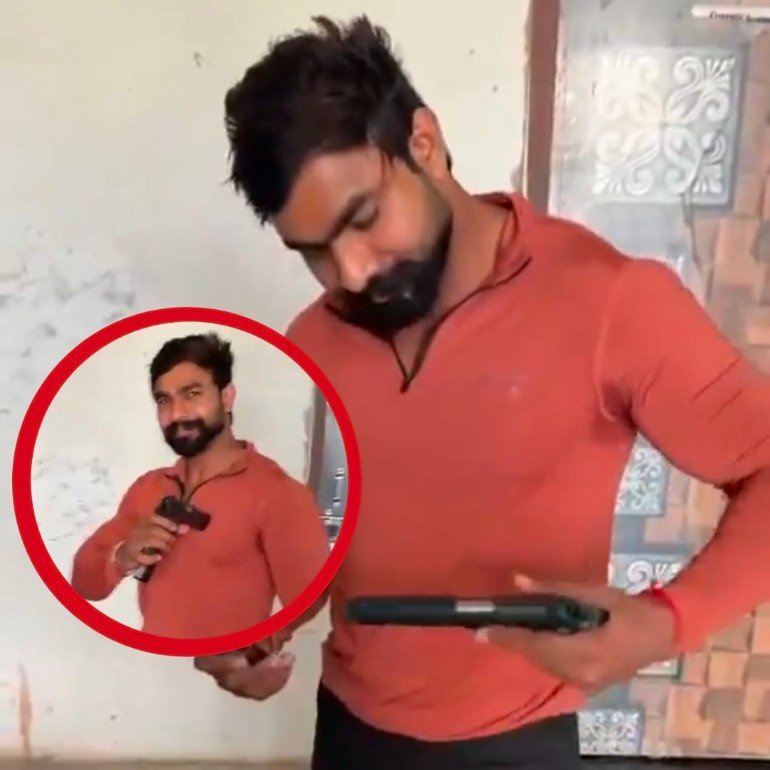 रील का जानलेवा शौक: वीडियो बनाने के दौरान पिस्टल से चली गोली, युवक की मौत