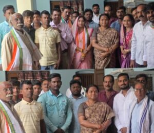 राज्यसभा सांसद प्रदेश अध्यक्ष महिला कांग्रेस फूलो देवी नेताम पहुंची ग्राम पंचायत कुशभाठा