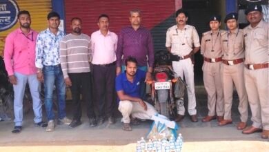रायपुर : दोपहिया वाहन से अवैध शराब जब्त
