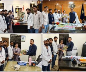 छत्तीसगढ़ नागरिक सुरक्षा वेलफेयर फाउंडेशन ने जिले के कलेक्टर एवं पुलिस अधीक्षक से की मुलाकात