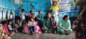 बड़ौदा ग्राम में आयोजित हुआ ‘न्योता भोज’ — 50 से अधिक आंगनबाड़ी बच्चों के चेहरों पर बिखरी मुस्कान